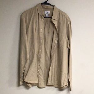 Tan Button Up (regular fit)
